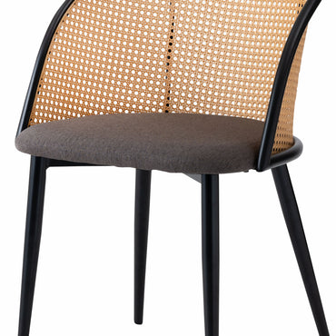 Rico Rattan Chair DGY/ リコラタンチェアダークグレー