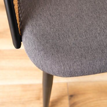 Rico Rattan Chair DGY/ リコラタンチェアダークグレー