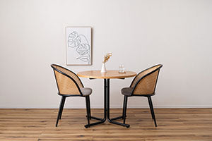 Rico Rattan Chair DGY/ リコラタンチェアダークグレー