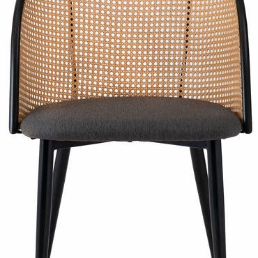 Rico Rattan Chair DGY/ リコラタンチェアダークグレー
