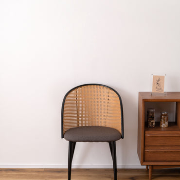Rico Rattan Chair DGY/ リコラタンチェアダークグレー