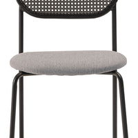 Oval Rattan Chair BK×BE / オーバル ラタンチェア ブラック×ベージュ
