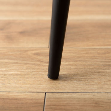 Curve Rattan Chair BK×DGY / カーブ ラタン チェア ブラック×ダークグレー