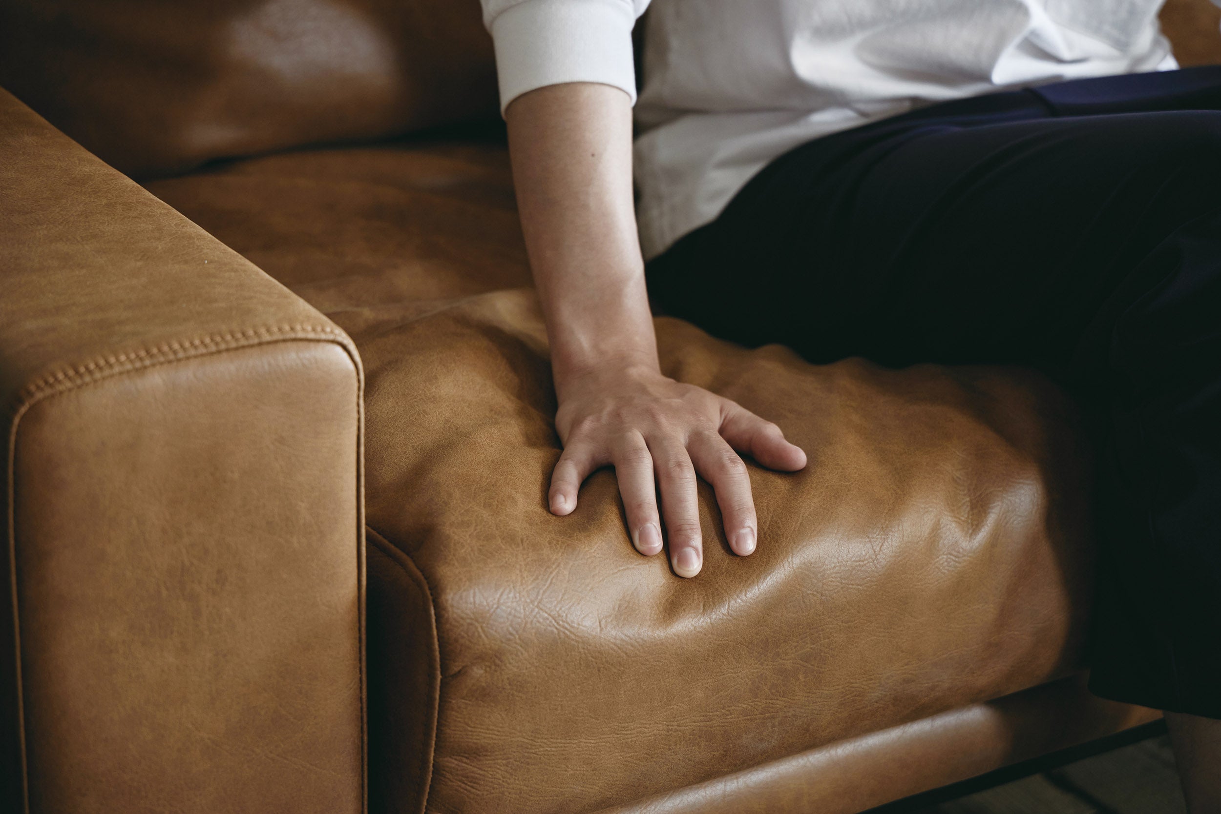 Couch Ob Crest Sofa OB 2.5-seater / クレストソファ オーカーブラウン 2.5人掛け – meliora | BtoB向け ...