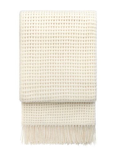 ELVANG DENMARK  Basket throw blanket  Offwhite  /  エルヴァン デンマーク バスケット スロー ブランケット オフホワイト