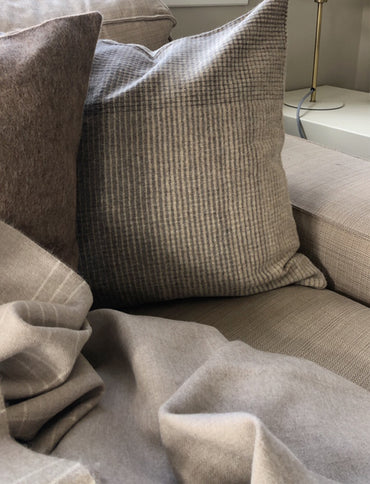 ELVANG DENMARK Horizon Cushion Brown /  エルヴァン デンマーク ホライゾン クッション ブラウン