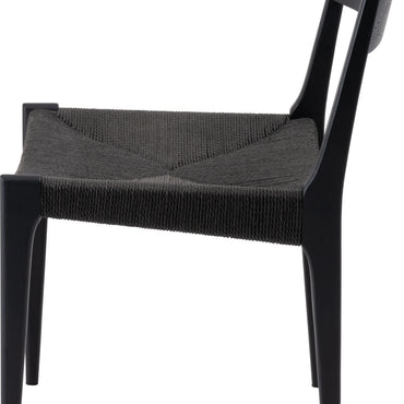 Paper-Cord Chair BK / ペーパーコードチェア ブラック