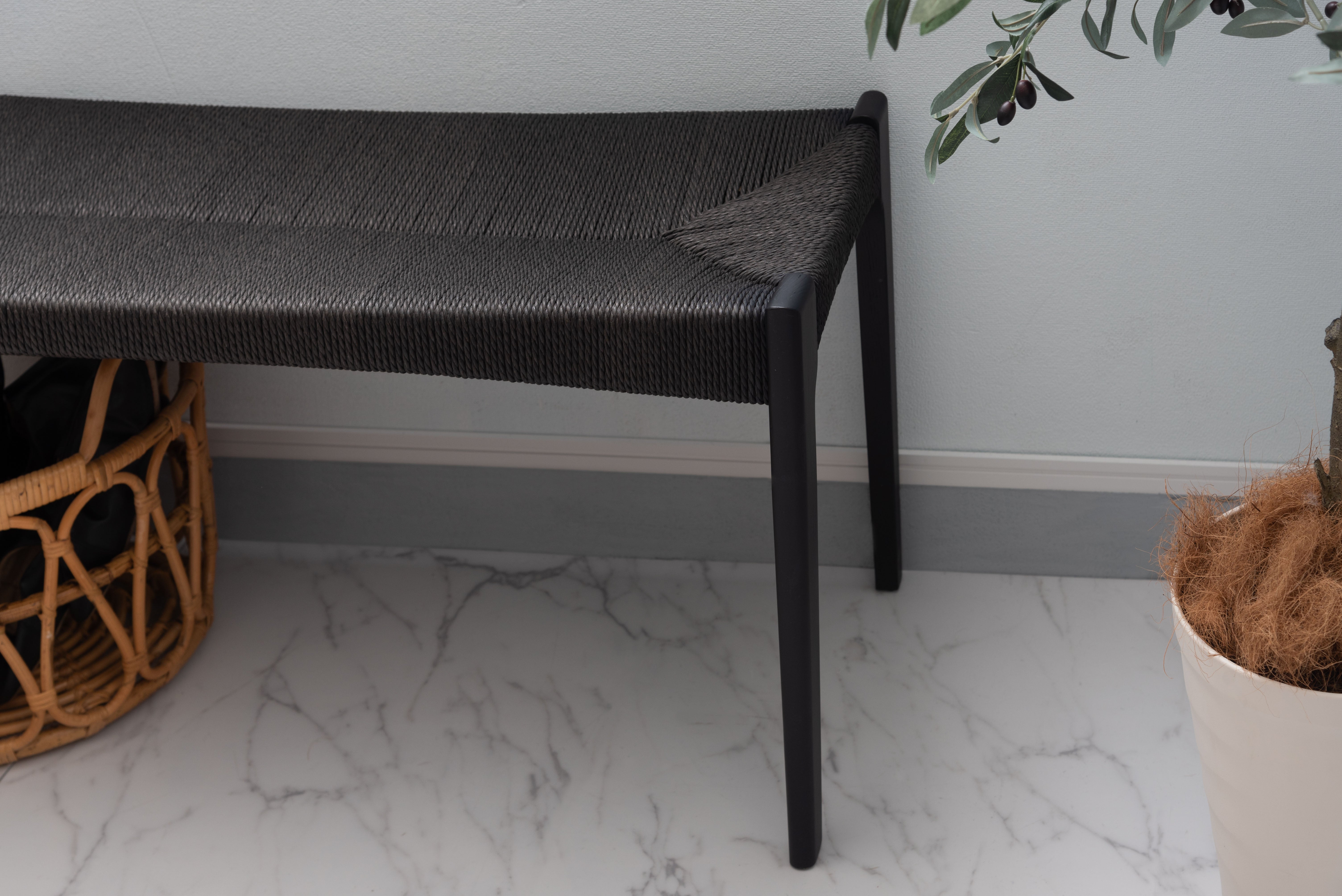 Paper-Cord Bench BK / ぺーパーコードベンチ ブラック