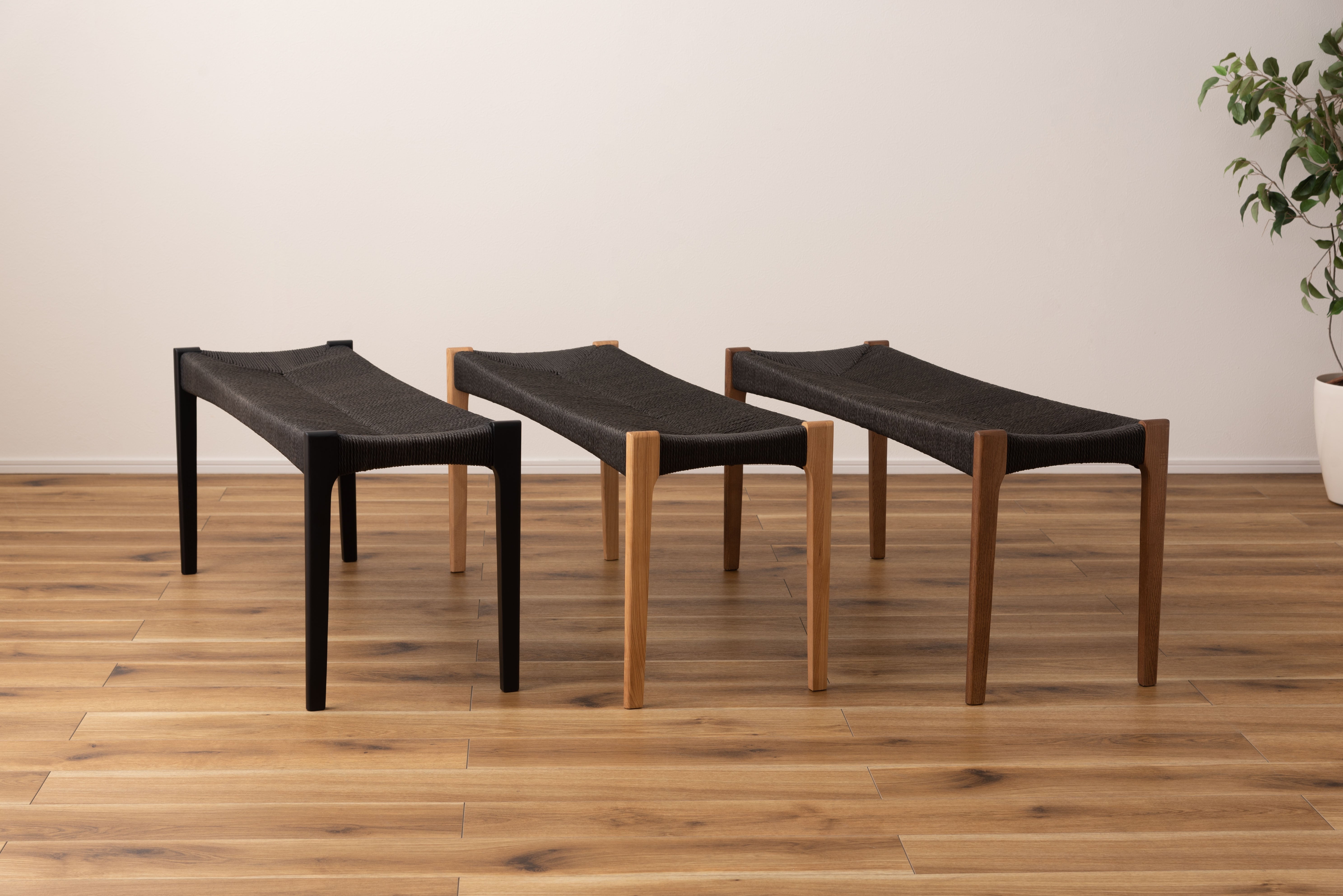 Paper-Cord Bench BK / ぺーパーコードベンチ ブラック