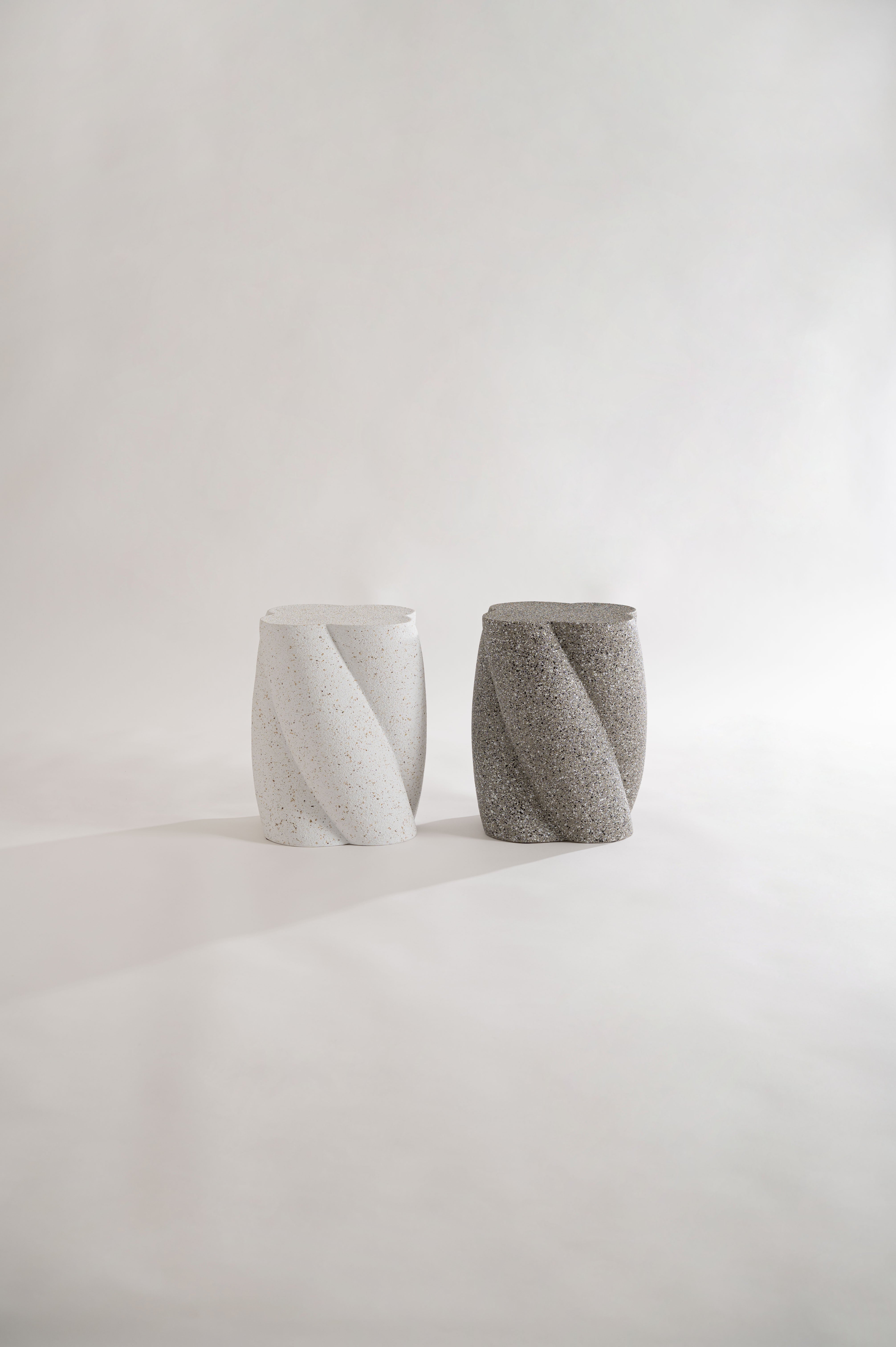 Terrazzo Side Table GY / テラゾー サイドテーブル【Twist】