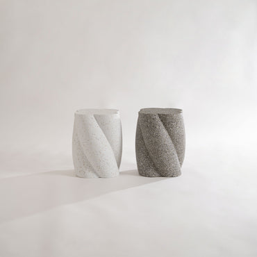 Terrazzo Side Table GY / テラゾー サイドテーブル【Twist】