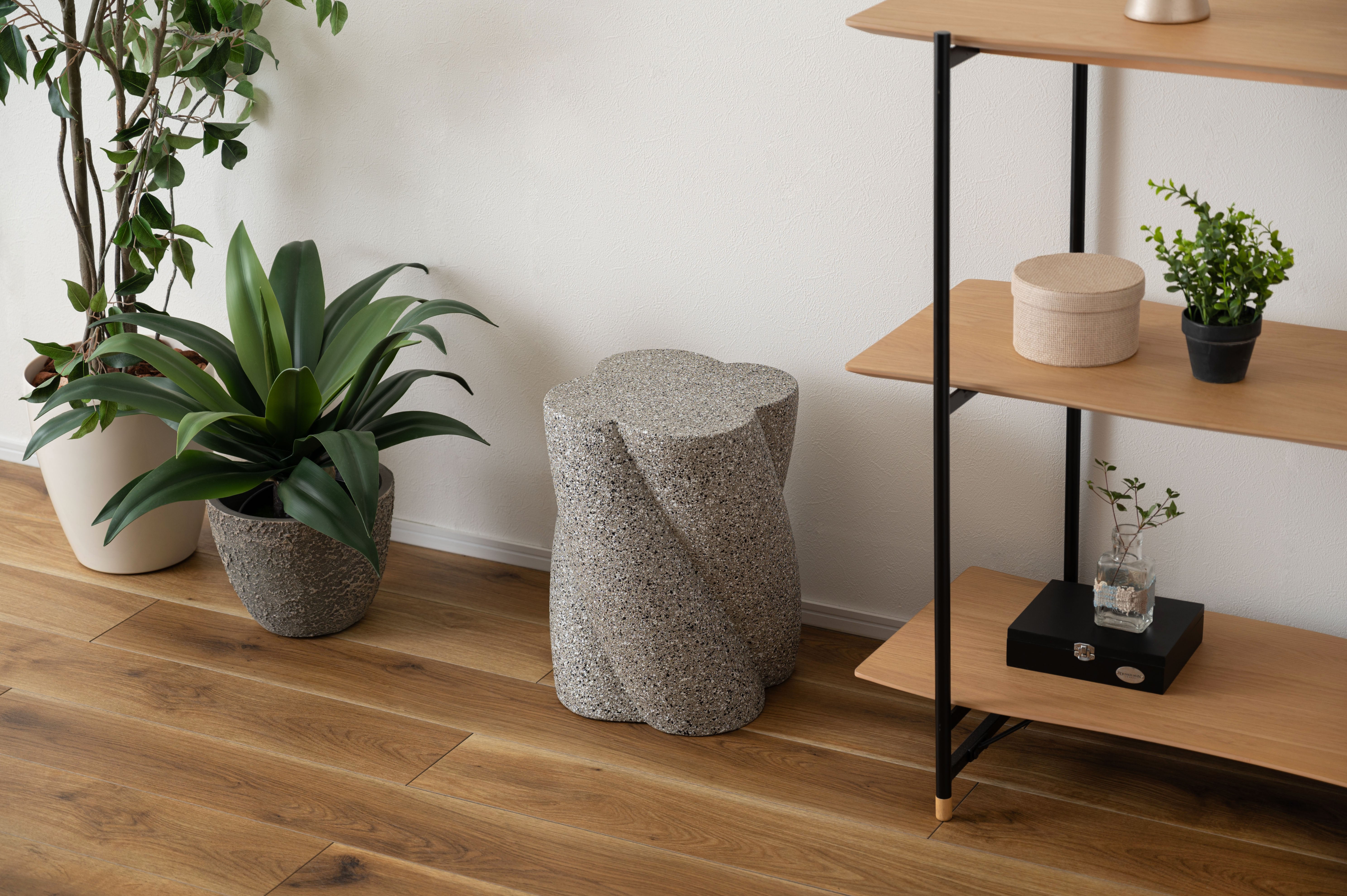Terrazzo Side Table GY / テラゾー サイドテーブル【Twist】