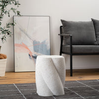 Terrazzo Side Table WH / テラゾー サイドテーブル【Twist】