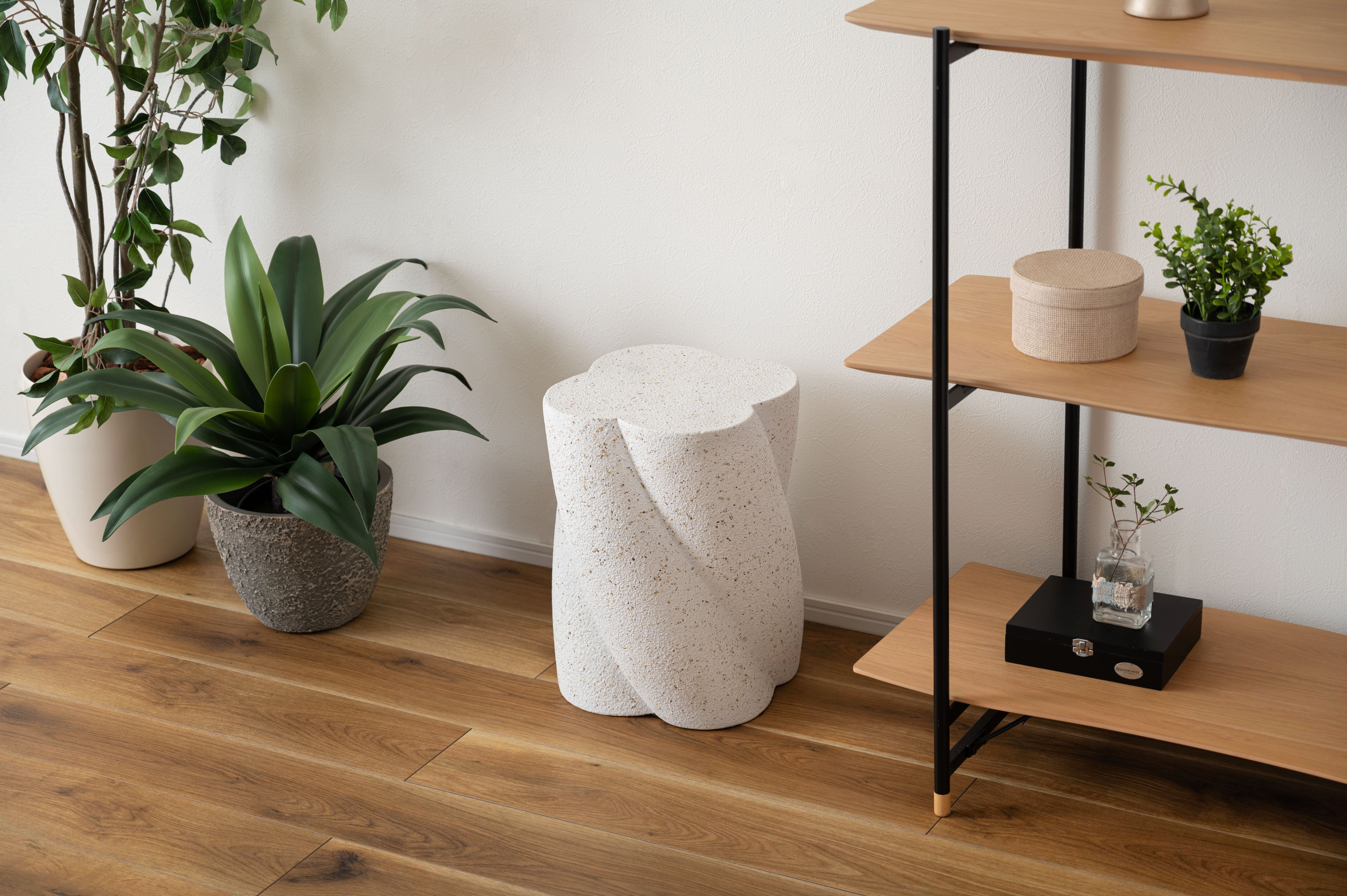 Terrazzo Side Table WH / テラゾー サイドテーブル【Twist】