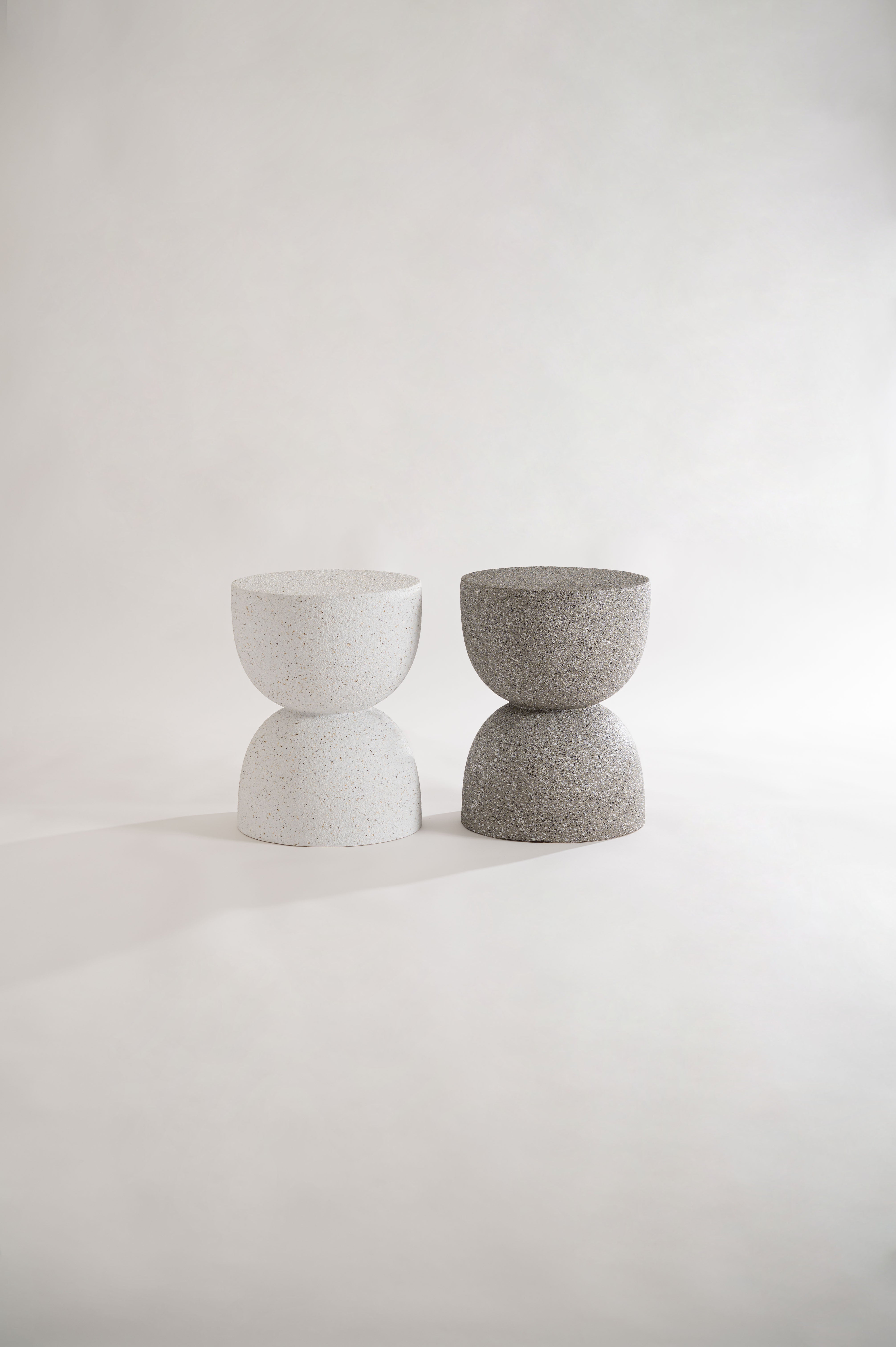 Terrazzo Side Table GY / テラゾー サイドテーブル【Hour】