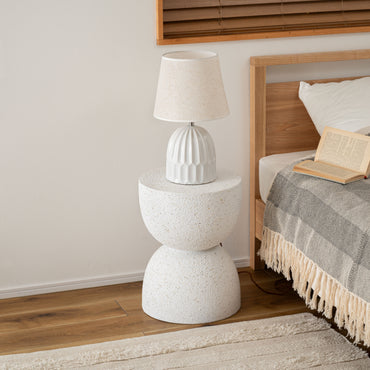 Terrazzo Side Table WH / テラゾー サイドテーブル【Hour】