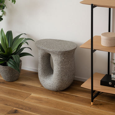 Terrazzo Side Table GY / テラゾー サイドテーブル【Loop】