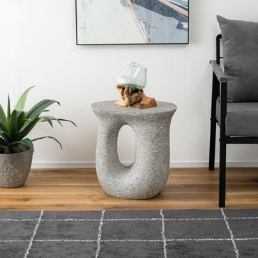 Terrazzo Side Table GY / テラゾー サイドテーブル【Loop】