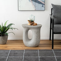 Terrazzo Side Table GY / テラゾー サイドテーブル【Loop】