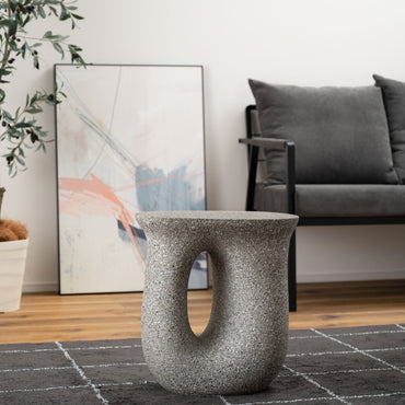 Terrazzo Side Table GY / テラゾー サイドテーブル【Loop】