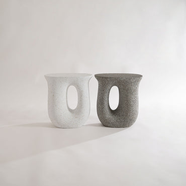 Terrazzo Side Table GY / テラゾー サイドテーブル【Loop】