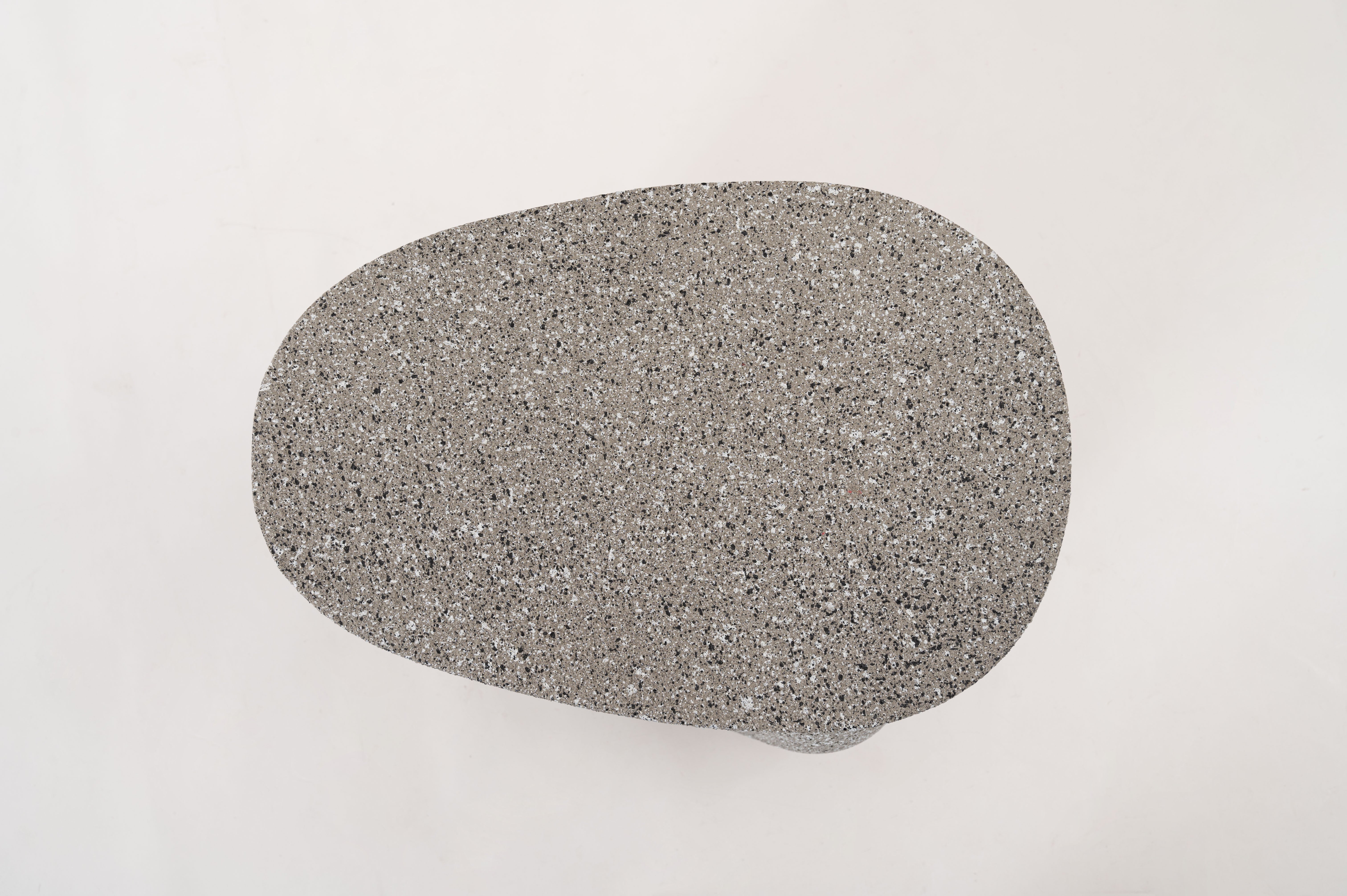 Terrazzo Side Table GY / テラゾー サイドテーブル【Loop】
