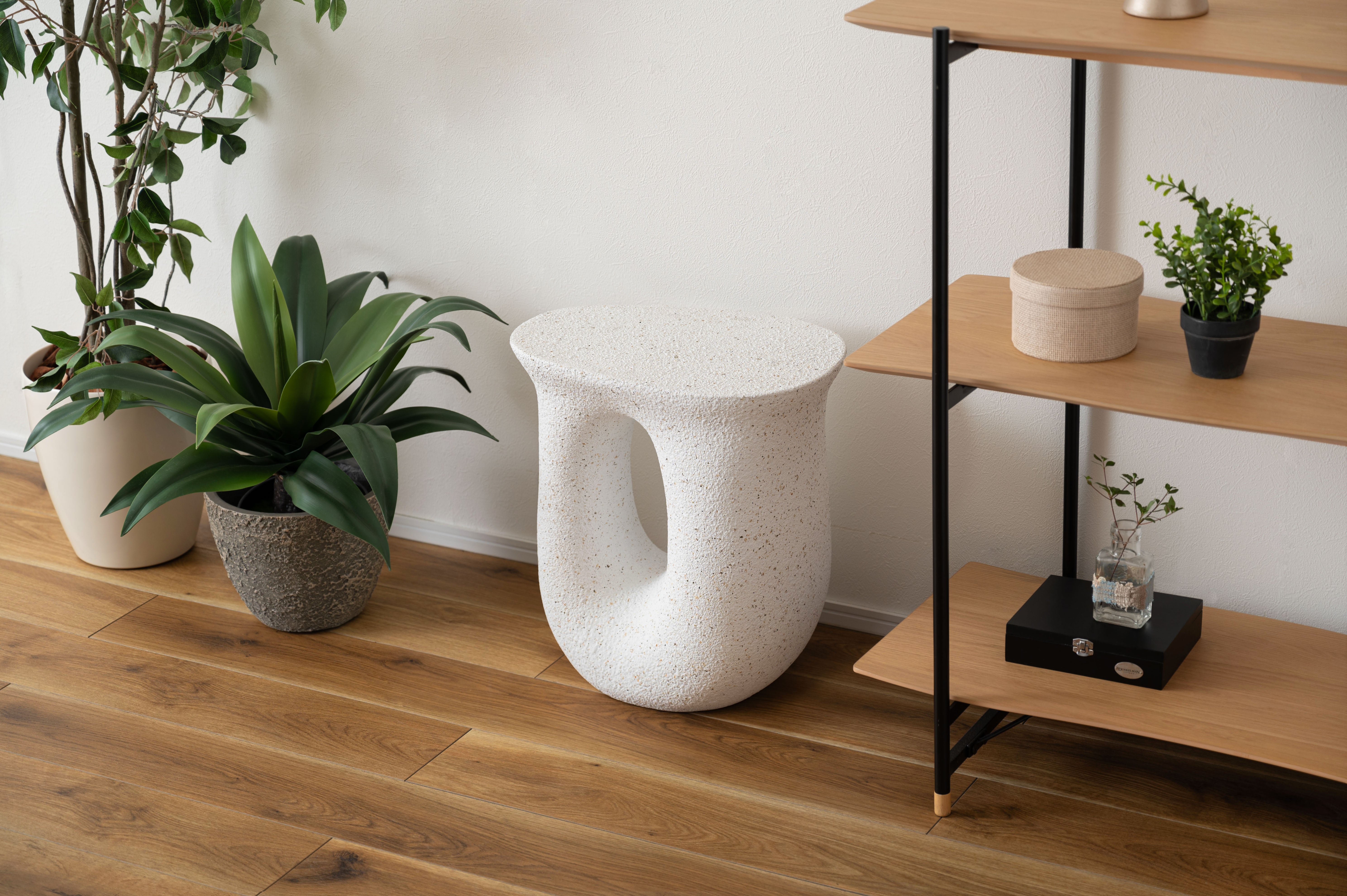 Terrazzo Side Table WH / テラゾー サイドテーブル【Loop】