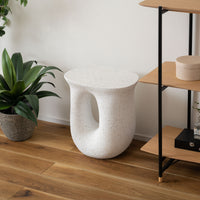 Terrazzo Side Table WH / テラゾー サイドテーブル【Loop】