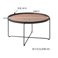 Trayle Table WD / トレイルテーブル ウッド調【L】