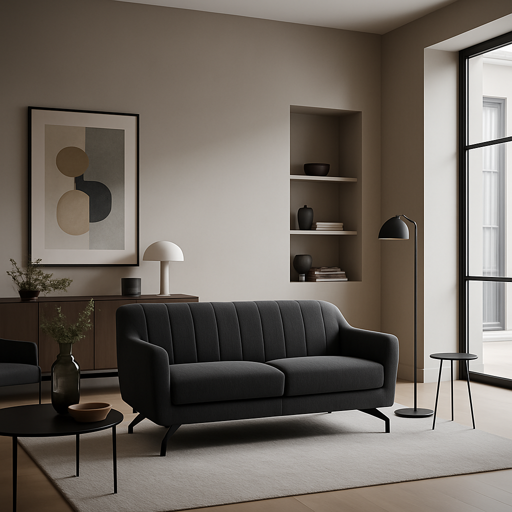 Welt 3P Sofa DGY/ ウェルト 3P ソファ ダークグレー