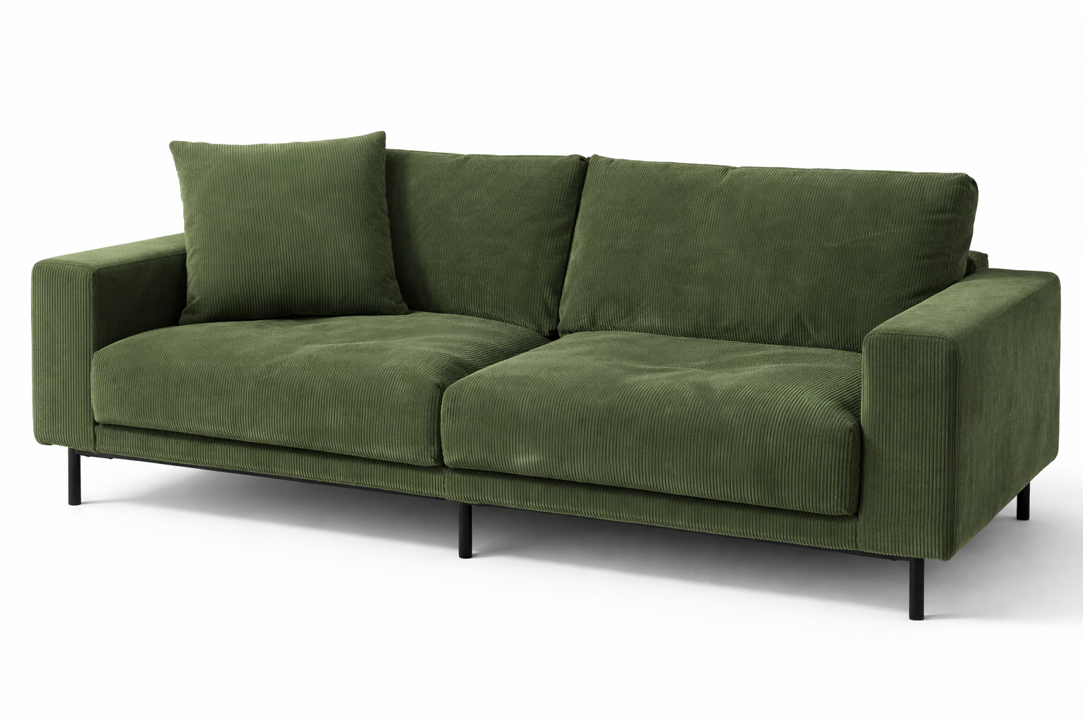 Crest Sofa COG 2.5-seater / クレストソファ コーデュロイオリーブ