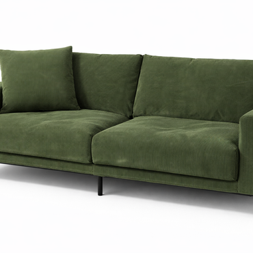 Crest Sofa COG 3-seater / クレストソファ コーデュロイオリーブグリーン 3人掛け