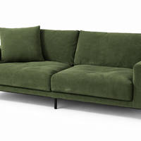 Crest Sofa COG 3-seater / クレストソファ コーデュロイオリーブグリーン 3人掛け