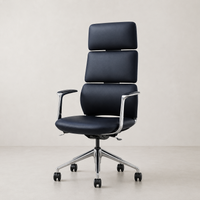 Davi Leather Executive Chair HB / ダビ レザーエグゼクティブ チェア ハイバック