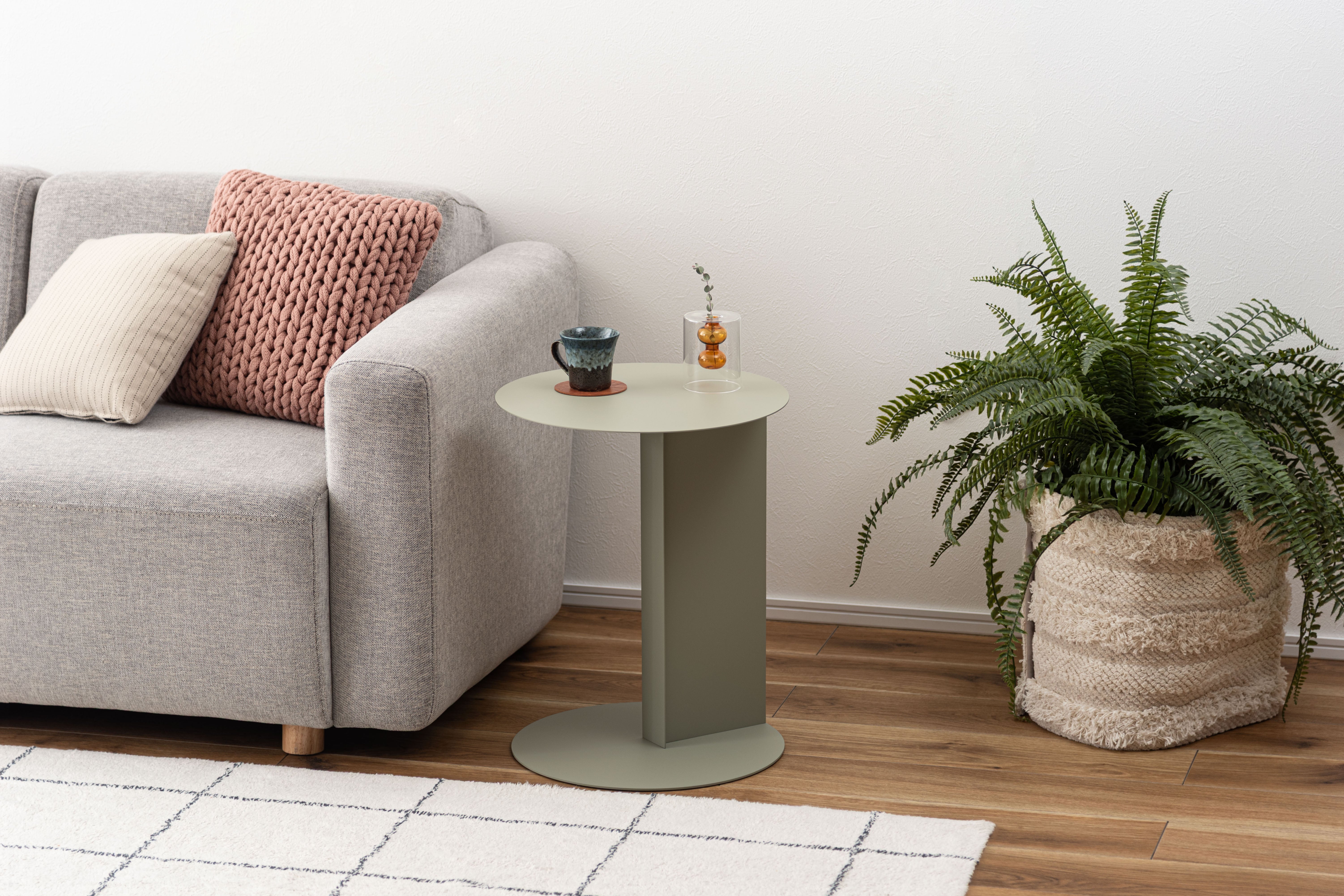 Circa Side Table PGR / サーカ サイドテーブル ペールグリーン