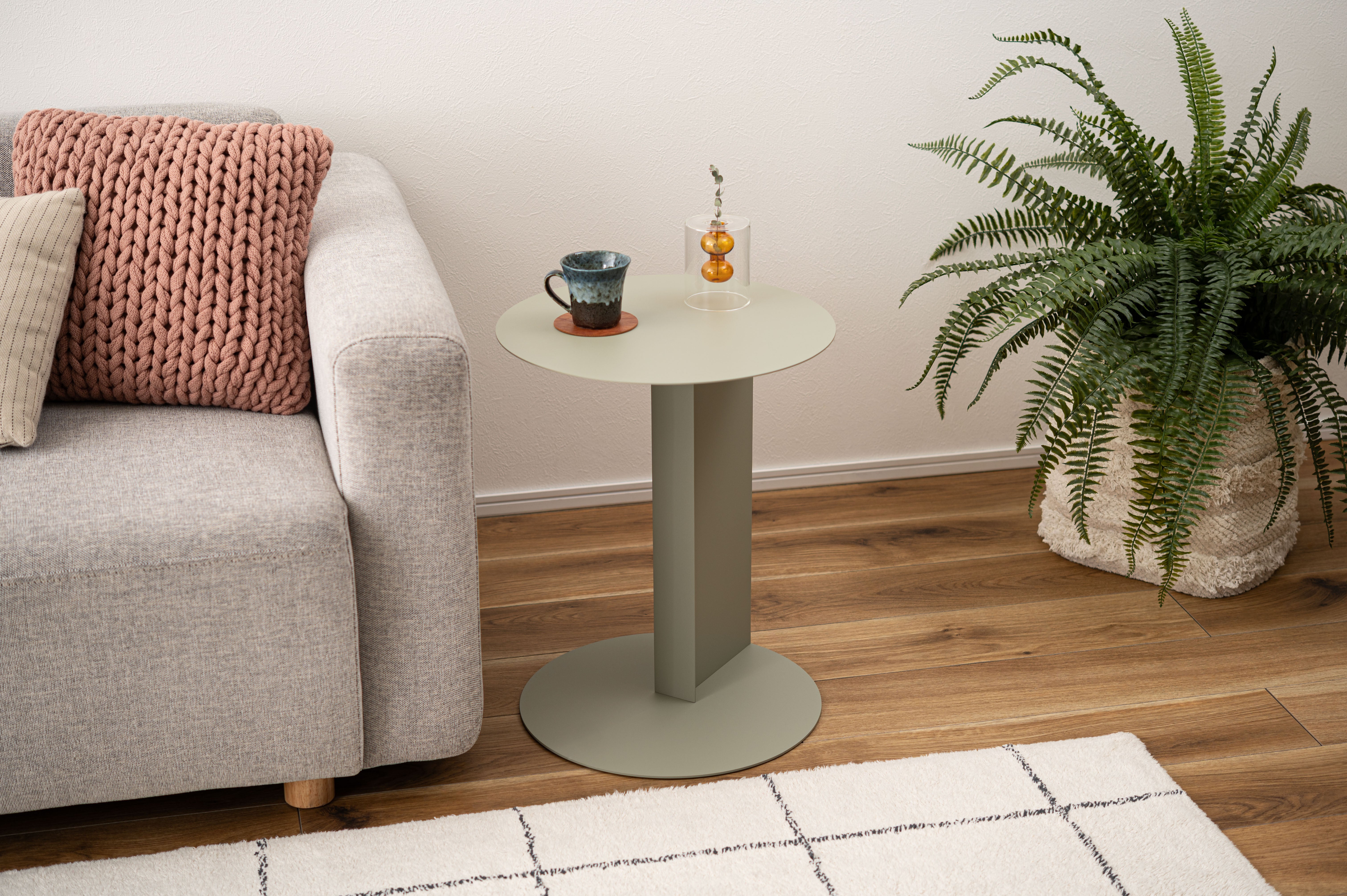 Circa Side Table PGR / サーカ サイドテーブル ペールグリーン