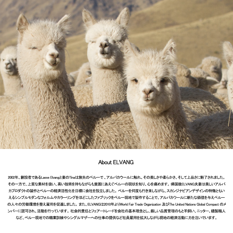 ELVANG DENMARK Basket throw blanket Offwhite / エルヴァン