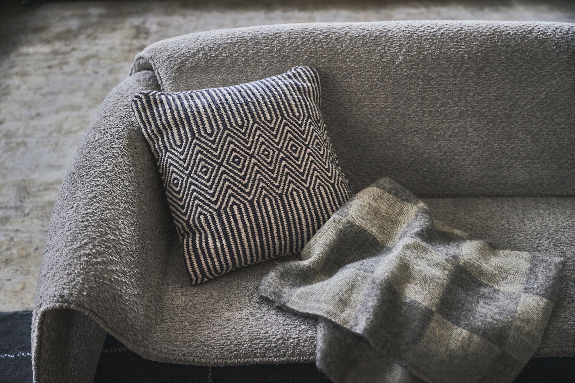 Flow 2P Sofa LGY / フロー 2P ソファ ライトグレー
