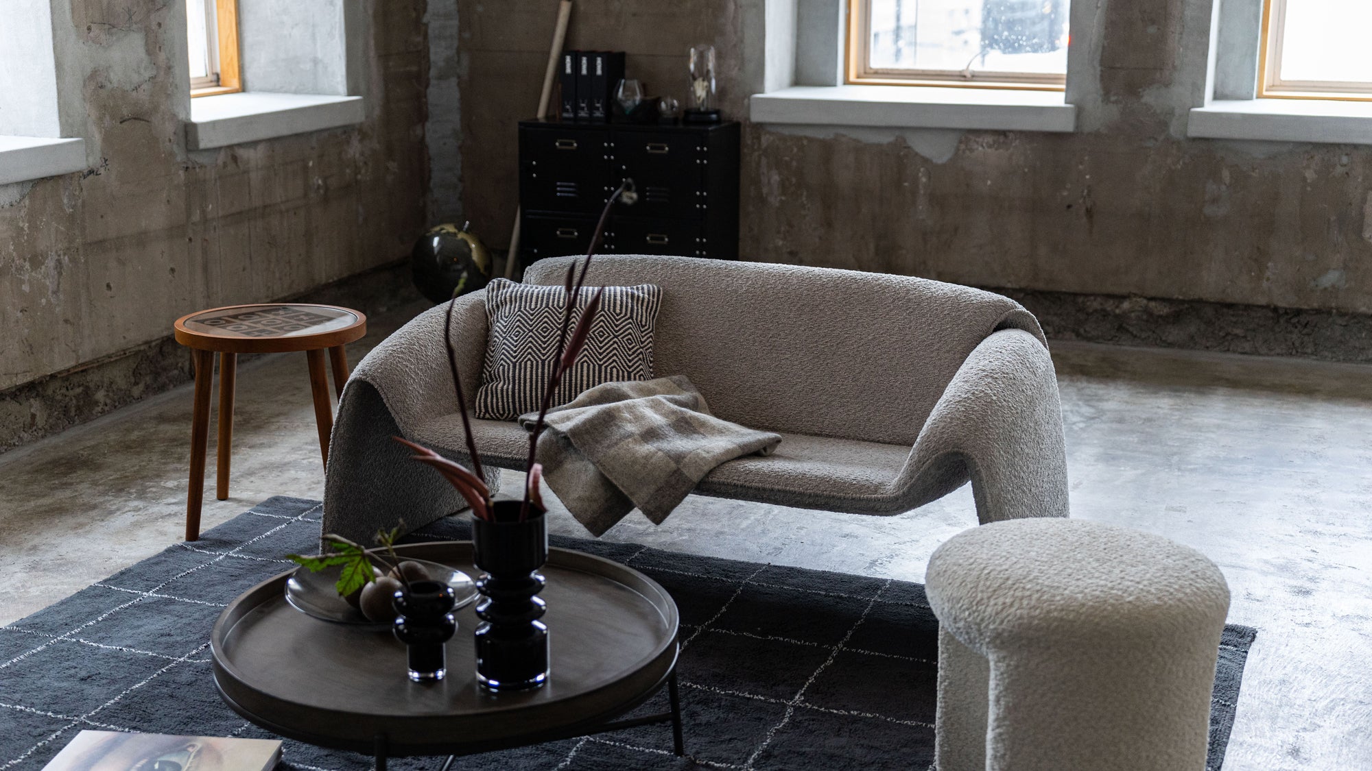 Flow 2P Sofa LGY / フロー 2P ソファ ライトグレー