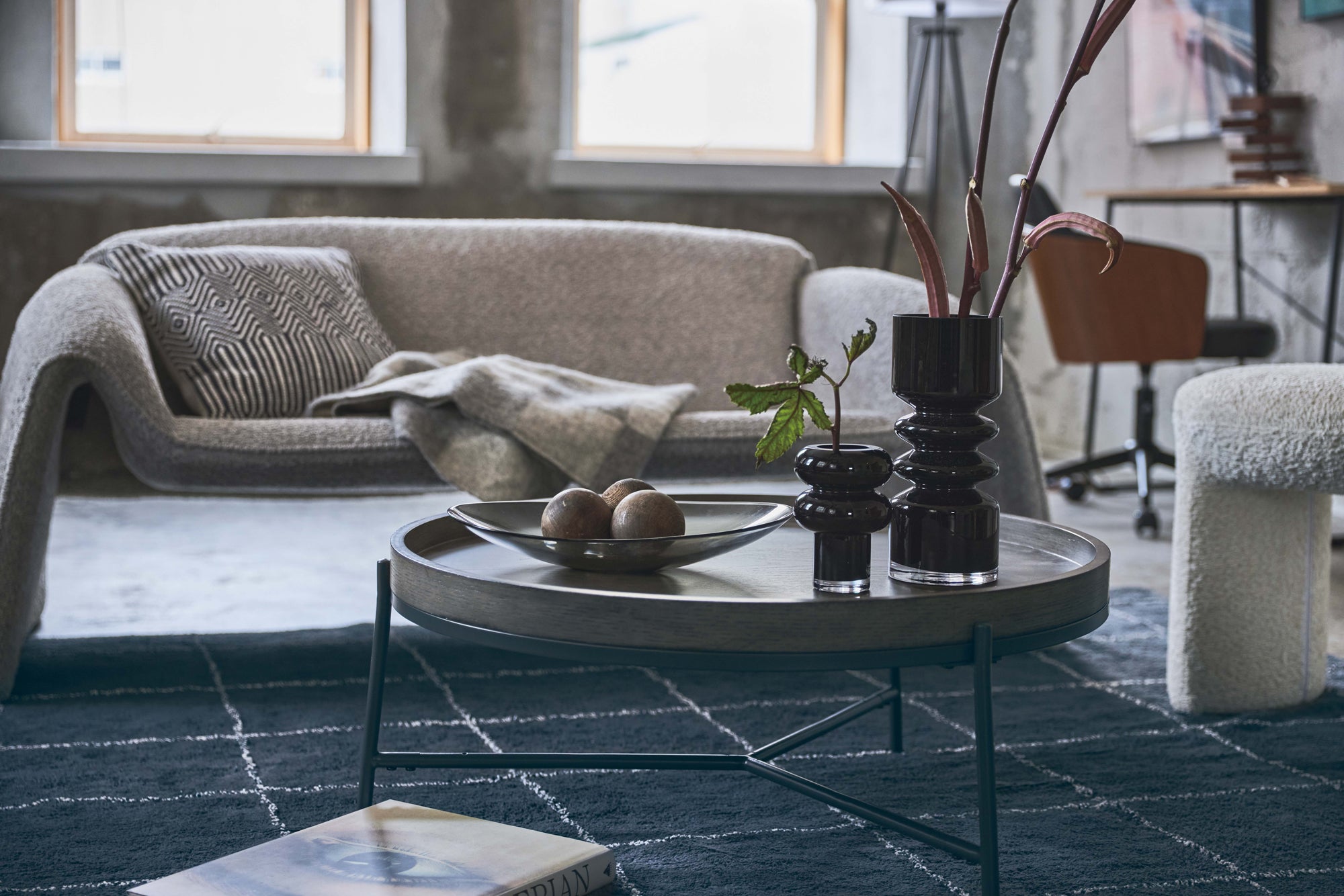 Flow 2P Sofa LGY / フロー 2P ソファ ライトグレー