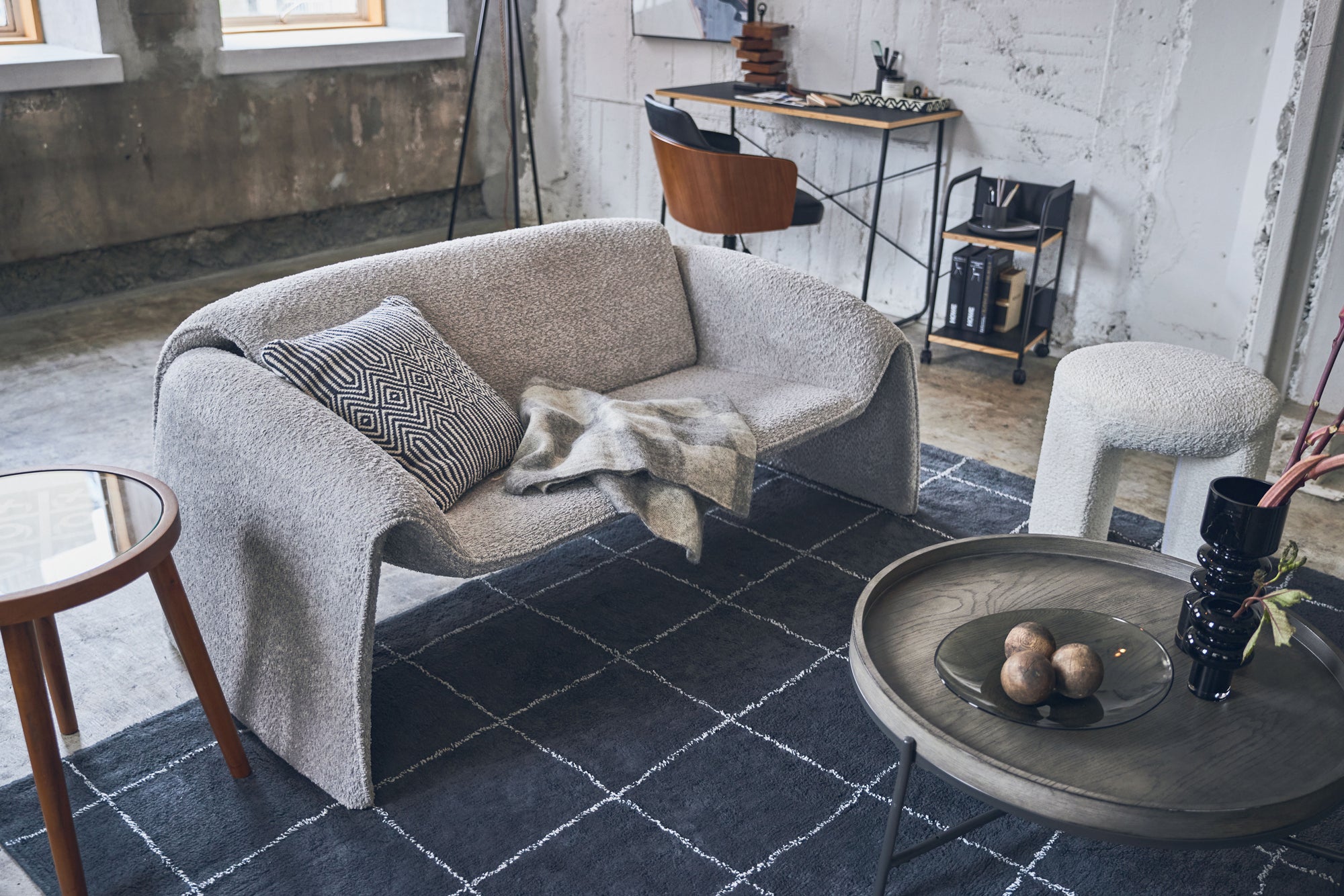 Flow 2P Sofa LGY / フロー 2P ソファ ライトグレー