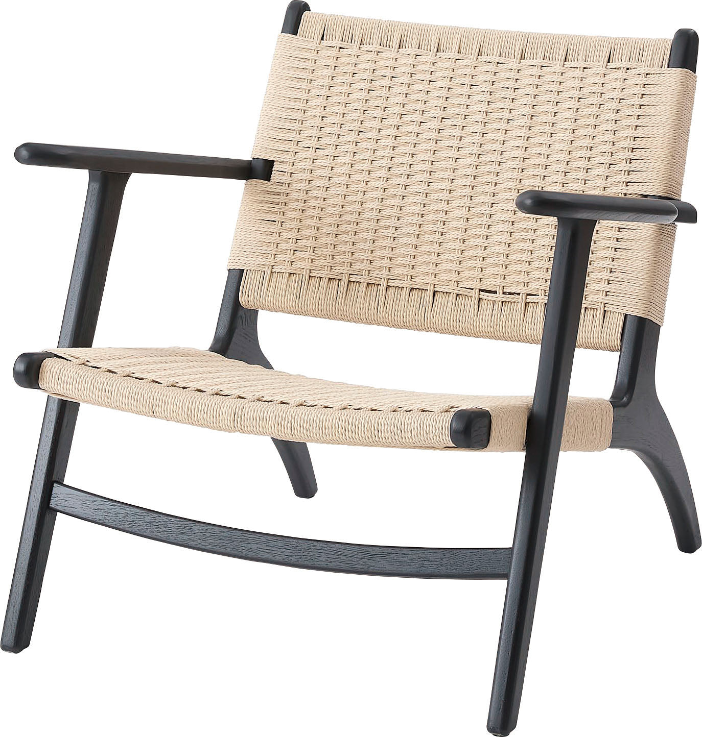Anze Lounge Chair BK / アンゼ ラウンジチェア ブラック – meliora