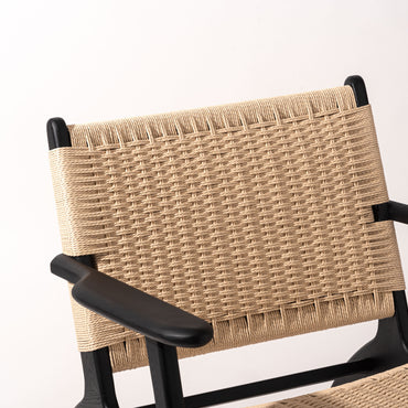 Anze Lounge Chair BK　/ アンゼ ラウンジチェア ブラック