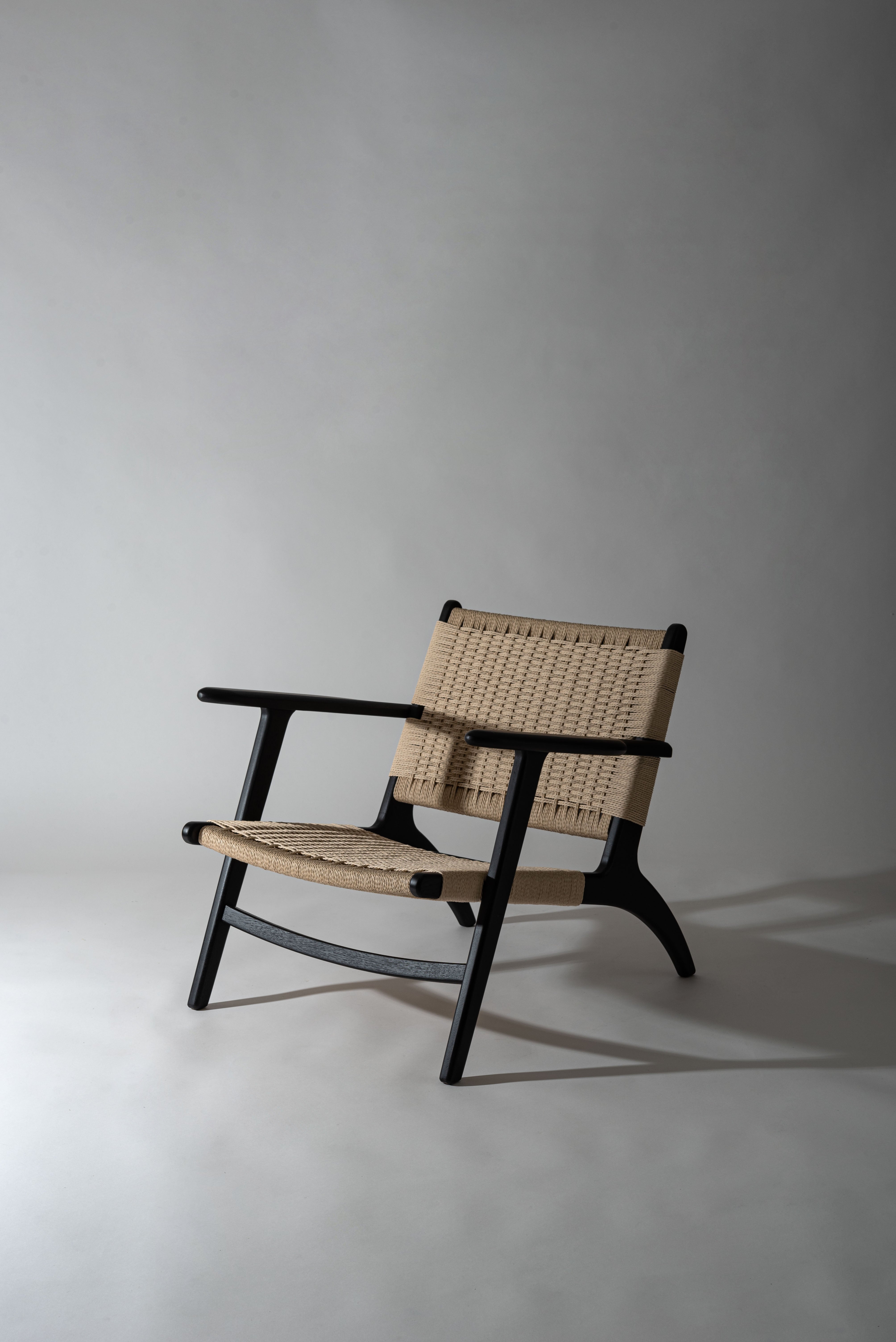 Anze Lounge Chair BK / アンゼ ラウンジチェア ブラック – meliora 
