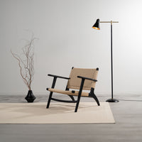 Anze Lounge Chair BK　/ アンゼ ラウンジチェア ブラック