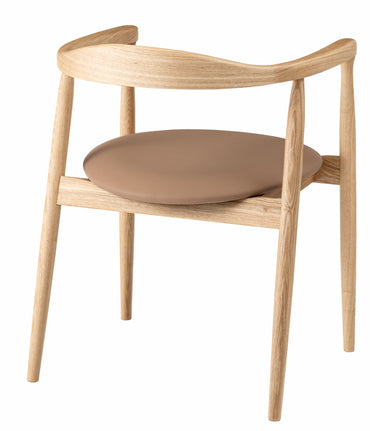 Curve Arm Chair NA×BE / カーブ アームチェア ナチュラル×ベージュ