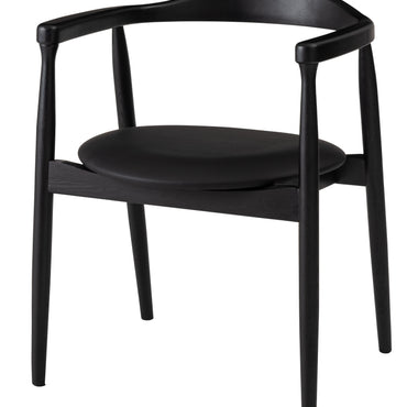 Curve Arm Chair BK×BK / カーブ アームチェア ブラック×ブラック