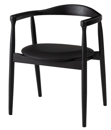Curve Arm Chair BK×BK / カーブ アームチェア ブラック×ブラック