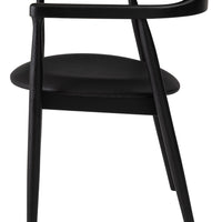 Curve Arm Chair BK×BK / カーブ アームチェア ブラック×ブラック