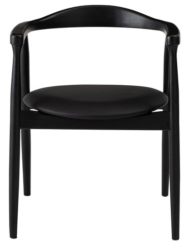 Curve Arm Chair BK×BK / カーブ アームチェア ブラック×ブラック